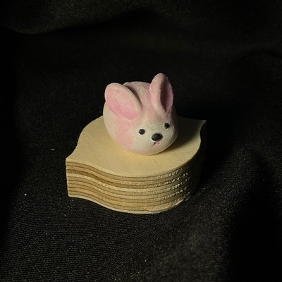 rabbit bao by ningtw art sculptures bun bunny 3d print model - Mito3D