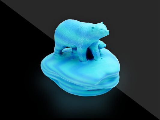polar bär by sid naiv kunst skulpturen skulptur sidnaique 3d print model - Mito3D