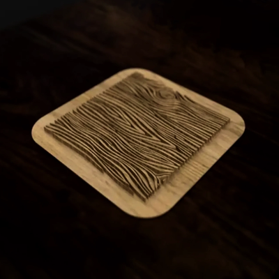 legna grano francobollo by tasso arrabbiato utensili mano venatura legno stampa arte inchiostro 3d print model - Mito3D
