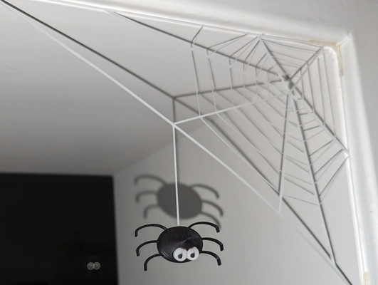 ib ñez spider by cubo hojalata arte modelos araña ibanez inteligente telaraña mortadelo filemón 3d print model - Mito3D