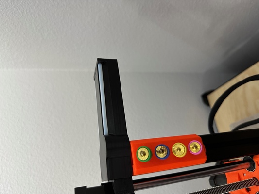 prusa mini simples 80mm carretel suporte ptfe controle deslizante remixar remixado by valmar5150 3d impressora acessórios mínimo porta bobinas fácil parafuso cartão deslizar 3d print model - Mito3D