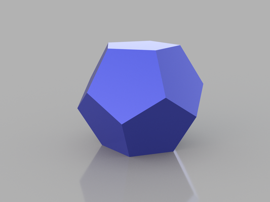 poli sfere dodecaderone by adamo l arte modelli lowpoly sfera dodecaedro poliedro poliedri 3d print model - Mito3D