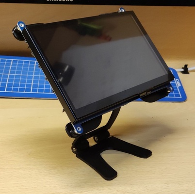 supporto tavolo schermo g 7inch by scigola passatempo fai thingiverse 3d print model - Mito3D