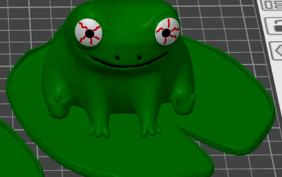 thicc frosch boi by bowl466 kunst skulpturen 3D print model - Mito3D