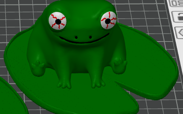 thicc frosch boi by bowl466 kunst skulpturen 3d print model - Mito3D