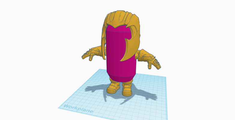 thanos patata testa by grande orso arrabbiato arte sculture 3d print model - Mito3D