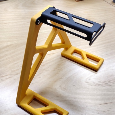 bambu laboratório carretel suporte resgate by bounetphoto 3d impressora acessórios pés x1c 3d print model - Mito3D