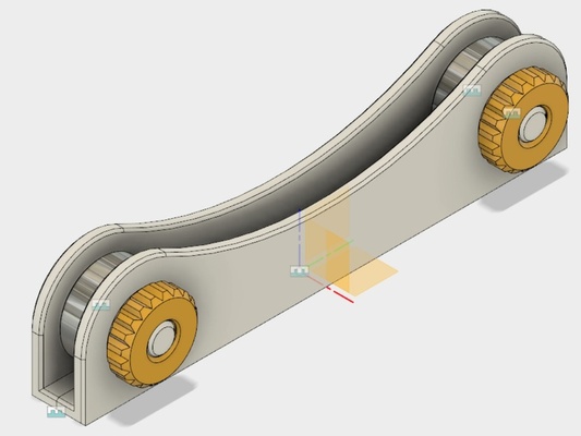 simples tabela carretel suporte by bounetphoto 3d impressora acessórios porta bobinas rolamento 608 thingiverse 3d print model - Mito3D