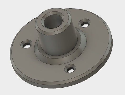 pouce tube braket by bounetphoto ménage maison modèles tuyau support chose universelle montage 3d print model - Mito3D