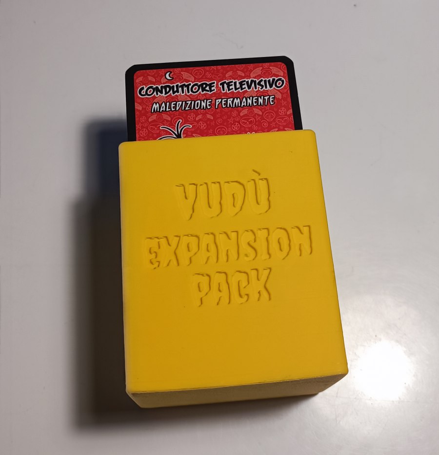 voodoo vud expansion pack by giorgiomiglia toys & games board box organizer boardgameorganizer vudoo 3D print model - Mito3D