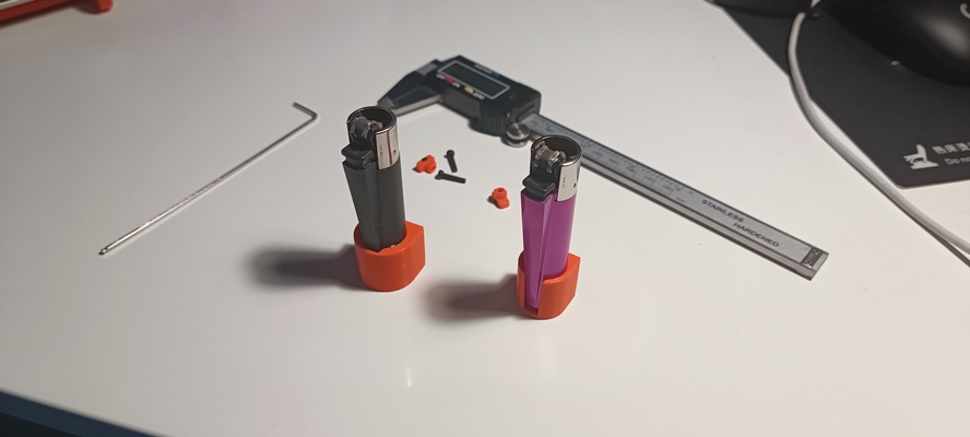 clipper lighter skadis mount - t nut system by giorgiomiglia tools organizers organizer ikeaskadis skadistnut 3d print model - Mito3D