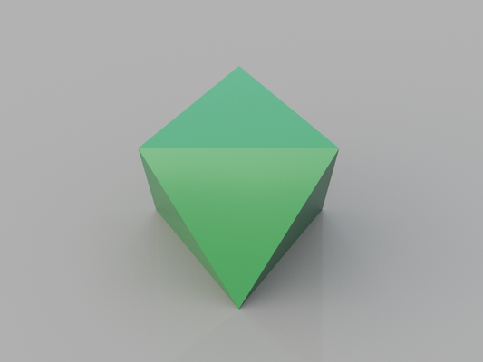 poly spheres octahedron remixed by adam l art models lowpoly sphere polyhedron polyhedra 3d print model - Mito3D