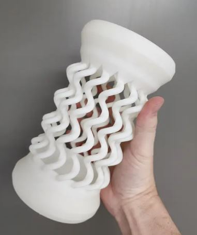 spirale luce diffusore by digitallyforgeddesigns domestico arredamento 3d print model - Mito3D