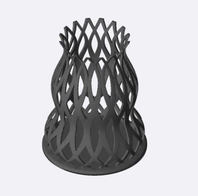 spline vase version 5 by digitallyforgeddesigns ménage décor supporter 3d print model - Mito3D