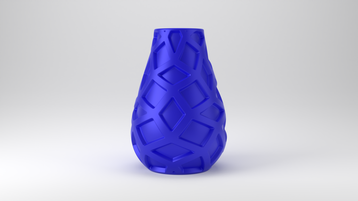 abstract pattern vase by jwalker55 household decor decoration homedecor vases 3d print model - Mito3D