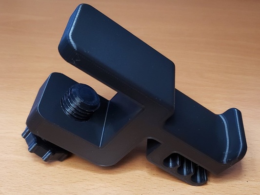 schreibtisch montieren kopfhörer halter unterstützung klemme neu gemischt by danielbiber haushalt büro hauptinhaber thingiverse headphonehanger 3d print model - Mito3D
