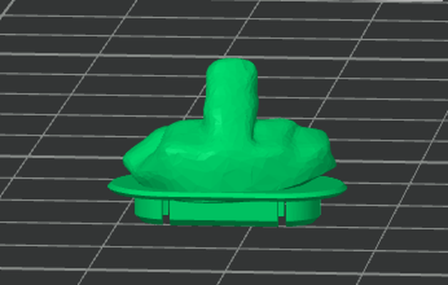 p1p dedo orifício cobrir bainha by gogo 3d impressora acessórios p1pmod 3d print model - Mito3D
