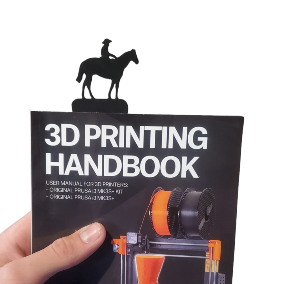 cowboy bookmark by desert3dprinting household office bookmarks book horse western westerndigital marker mark 3D print model - Mito3D