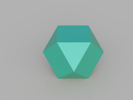 poli esferas cuboctaedro remixado by adão l arte modelos pobre geométrico esfera poliedro 3d print model - Mito3D