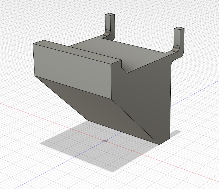 panneau perforé petit carré cintre by jamais outils organisateurs speed square 3D print model - Mito3D