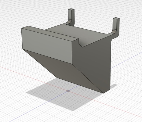 steckbrett klein quadrat aufhänger by werkzeuge veranstalter geschwindigkeitsquadrat 3d print model - Mito3D