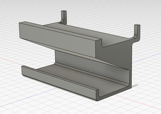 steckbrett box cutter klinge halter unterstützung regal by werkzeuge veranstalter teppichmesser 3d print model - Mito3D