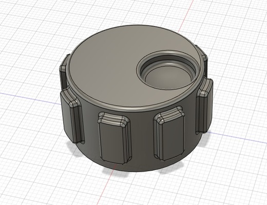 moleté doigt tourner rond bouton by jamais loisir diy électronique codeur rotatif potentiomètre codage 3d print model - Mito3D