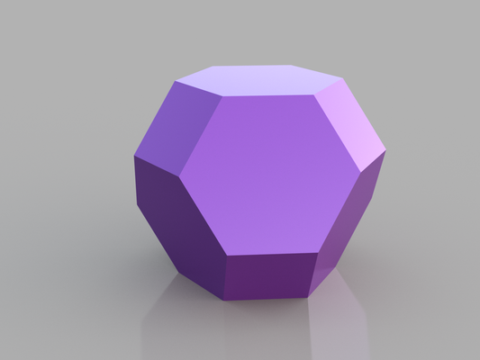 poly spheres truncated octahedron remixed by adam l art models lowpoly geometric sphere polyhedron polyhedra truncatedoctahedron 3d print model - Mito3D