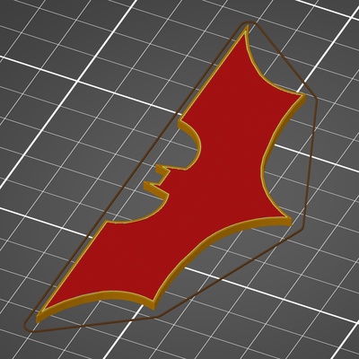 batman batarang by tipografi oggetti scena cosplay 3d print model - Mito3D