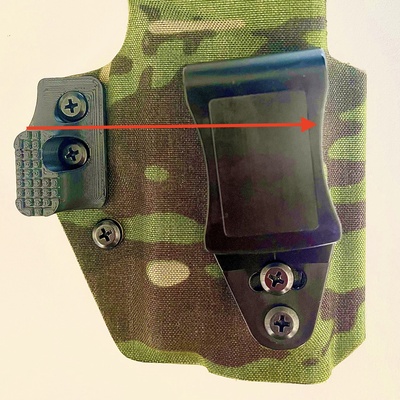 halfter klaue taktisch holster by druckschmiede hobby diy sport draußen pistolenhalfter 3d print model - Mito3D