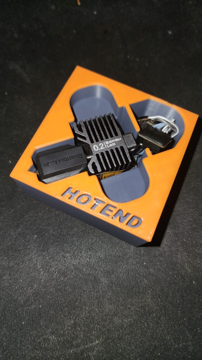 baba organizatör eklemek hotend 2 x yeniden karıştırılmış by bıçak zee 3d yazıcı aksesuarlar 3d print model - Mito3D