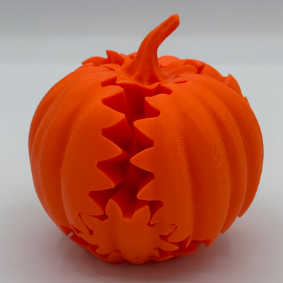 gear pumpkin shared by cjwelcome art sculptures halloween gears 3d print model - Mito3D