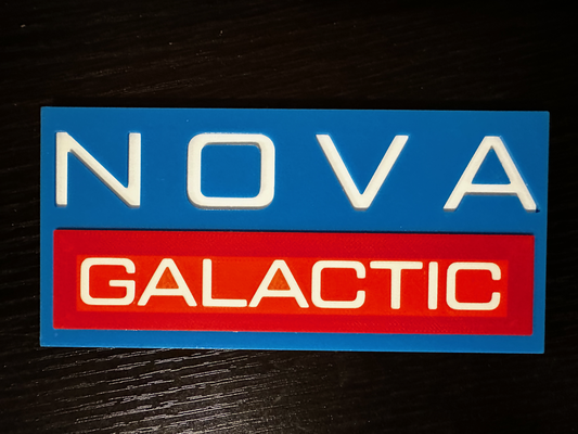 yıldız tarlaları nova galaktik gemi kurumsal logo by flört araçlar gadget'lar video oyunu xbox alanı novagalaktik 3d print model - Mito3D
