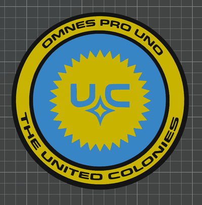 starfields united colonies invented seal by randki tools gadgets bethesda starfield unitedcolonies 3d print model - Mito3D