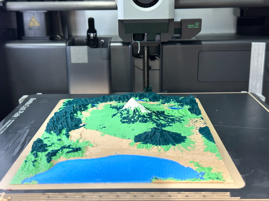 fuji mountain by bbl jp office miniatures japan 3d print model - Mito3D