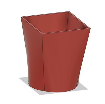einfach vase by asche ninja atom hobby diy behälter blumenvase 3d print model - Mito3D
