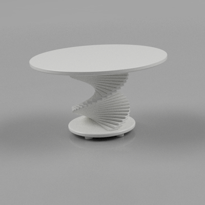 spiral cake stand shared by waywoodben household festivities 3d print model - Mito3D