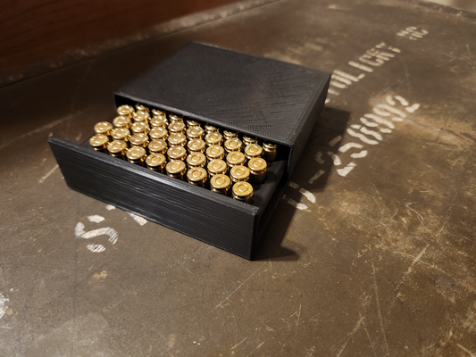 9mm munição armazenamento by fantasmagórico ferramentas organizadores ammobox organizador 3d print model - Mito3D