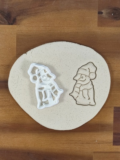 natal pinguim biscoito cortador by teodoro casa modelos molde bolachas papai noel gorro 3d print model - Mito3D