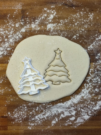 weihnachten baum plätzchen cutter by theodor haushalt haus modelle santa kekse ausstechform fröhliche ausstechformen weihnachtsmann 3d print model - Mito3D