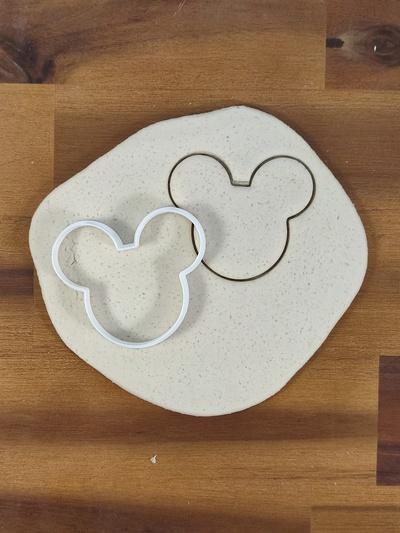 mickey rato biscoito cortador by teodoro casa modelos natal decorações mouse litofaniamicke 3d print model - Mito3D
