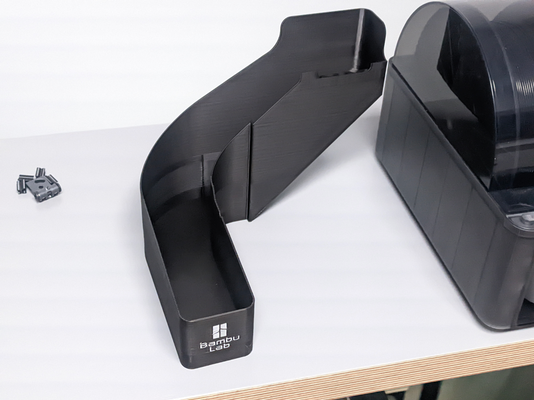 bambu laboratorio p1p cacca scivolo arco allegato by sciamano 3d stampante accessori bambolotto 3d print model - Mito3D