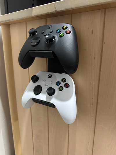 double xbox manette mur monter by nyxeka loisir diy électronique one support 3d print model - Mito3D