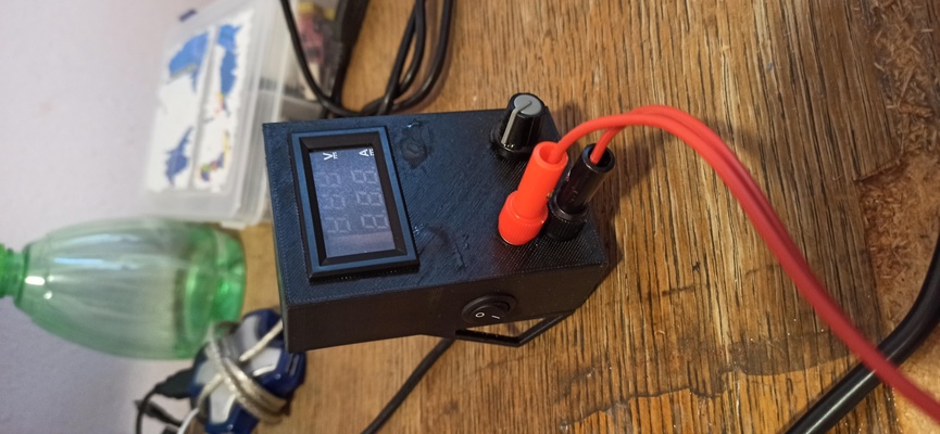 small portable variable power supply case by stipao tools powersupply diyelectronics instructables 3d print model - Mito3D