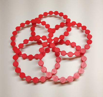 penta axial kugelförmig spiral 1 by strukturgeometrie bildung mathematik stengel modell 3d print model - Mito3D