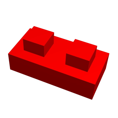 kök tuğla 4 4x2 a by yapısal geometri eğitim matematik oyuncak inşaat 3d print model - Mito3D