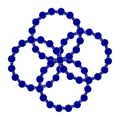 tetra axial küresel sarmal 1 by yapısal geometri eğitim matematik model kök 3d print model - Mito3D