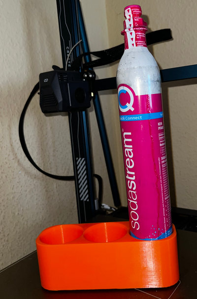 supporter co2 cylindres exemple sodastream by metbaer ménage maison modèles espace rangement 3d print model - Mito3D