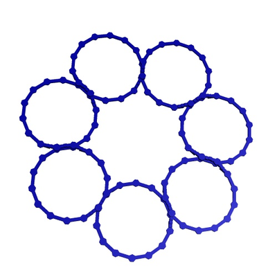 heptasiklik düğüm dolaşmak 1 by yapısal geometri sanat heykeller matematik heykel 3d print model - Mito3D