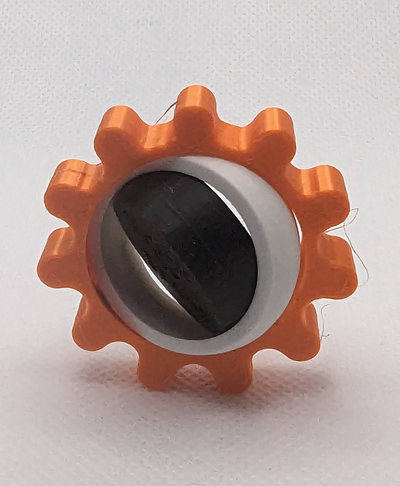gyroscope gear fidget - halloween ghost by techjeeper toys & games toy 3d print model - Mito3D